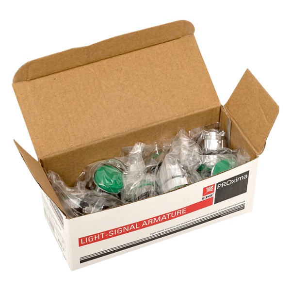 Купить EKF PROxima Исполнительный механизм кнопки XB4 зеленый выпирающая возвратный без фиксации, без подсветки