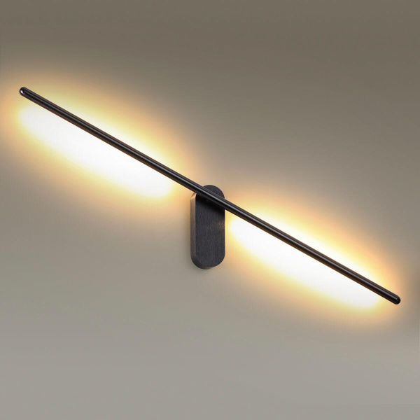 Купить Odeon Light 3858/12WB ODL19 127 черный Настенный светильник LED 12W 710Лм 3000К 220V MILL