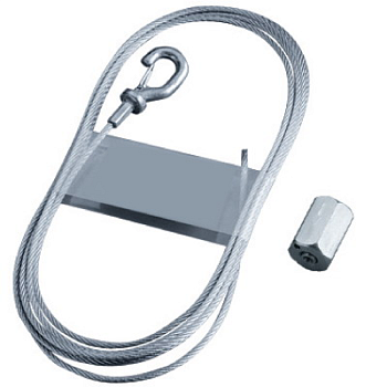 DKC Трос с держателями L2000 диам.1,5 мм