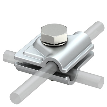 OBO Bettermann Соединитель Vario для быстрого монтажа круглых проводников диаметром 8-10 мм, алюминиевый 5311519