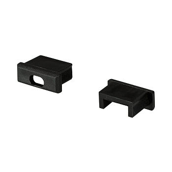 Arlight Заглушка для MIC черная с отверстием (Пластик) 026181