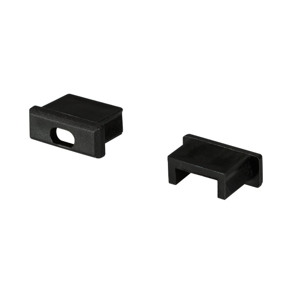 Arlight Заглушка для MIC черная с отверстием (Пластик) 026181