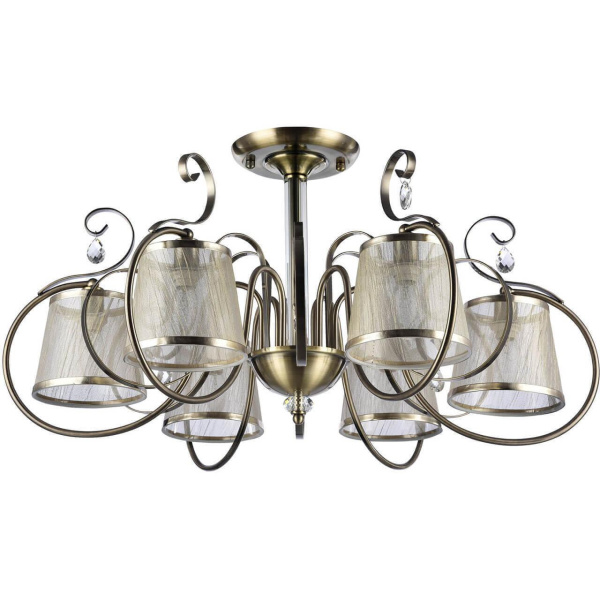 Freya Classic Simone Бронза Потолочный светильник E14 40W FR2020-PL-06-BZ