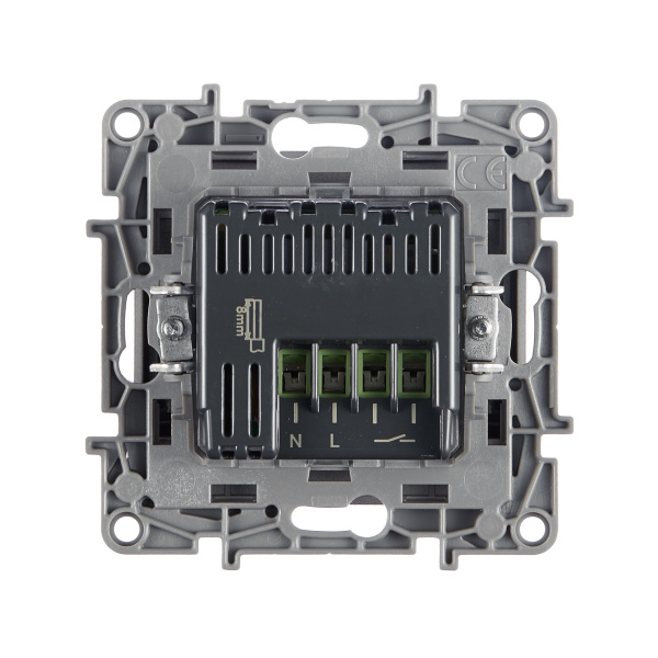 Купить Legrand Etika Антрацит Выключатель карточный с выдержкой времени, с подсветкой 672693