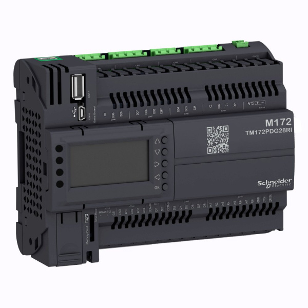 SE M172 Производит., с диспл, 28 I/O Eth 2RS485 TM172PDG28RI