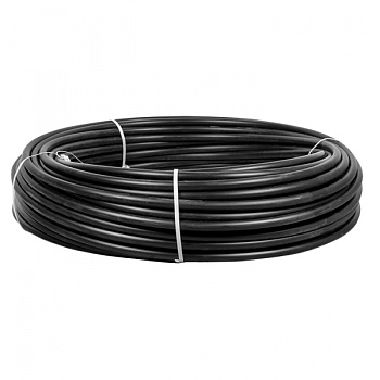 EKF PROxima Труба гладкая жесткая ПНД черная d20мм (100м)