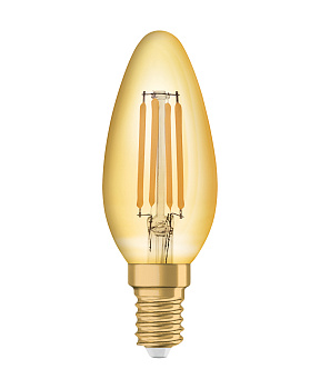 Osram Vintage 1906 LED CL B  FIL GOLD 35 non-dim  4W/825 E14 4058075293434