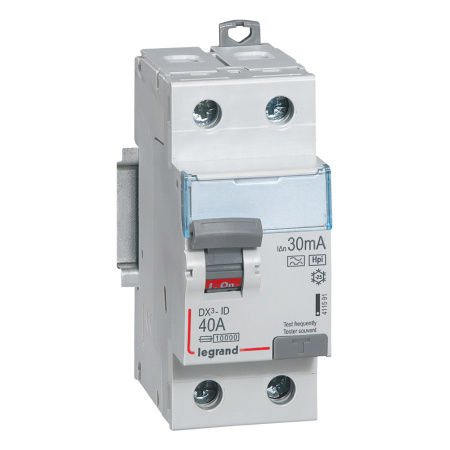 Legrand DX3 УЗО 2P 40А Hpi 30мА 411591