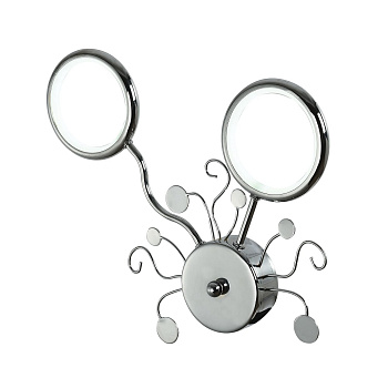 Favourite 2320-2W Светильник настенный Dominium металл цвета хром, акриловый рассеиватель LED белого цвета