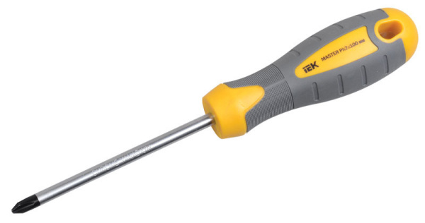 IEK Отвертка крестовая Master Pz0х75мм