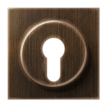 JUNG центральная плата для замка, латунь Antik ME2928AT