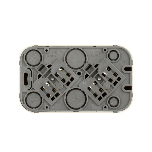 Купить Legrand Quteo Бежевый Розетка 2-я б/з 782242