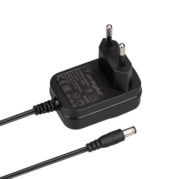 Arlight Блок питания ARDV-5-5BW (5V, 1A, 5W) (Адаптер, 3 года) 034845