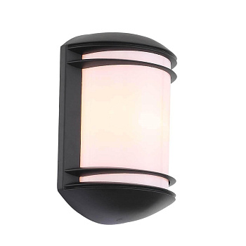 ST LUCE SL076.401.01 Светильник уличный настенный  Черный/Белый E27 1*60W