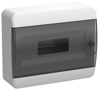 IEK TEKFOR Корпус пласт. ЩРН-П-12 IP41 черн. прозр. дверь