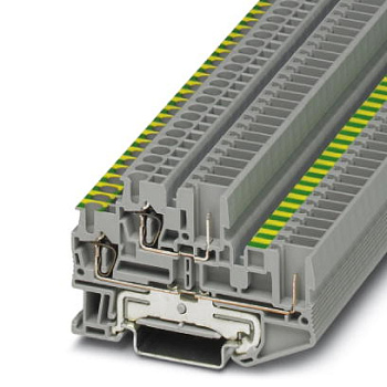 Phoenix Contact STTB 2,5/2P-PE/L Двухъярусная заземляющая клемма 3061156