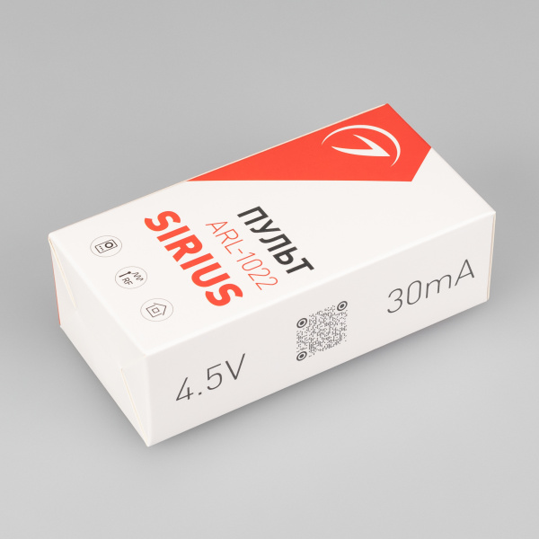 Купить Arlight Пульт ARL-1022-SIRIUS-DIM Black (1 зона, RF, Sens) (IP20 Пластик, 2 года) 027146