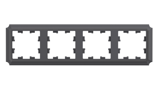 Systeme Electric AtlasDesign Antique Базальт Рамка 4-ая, универсальная