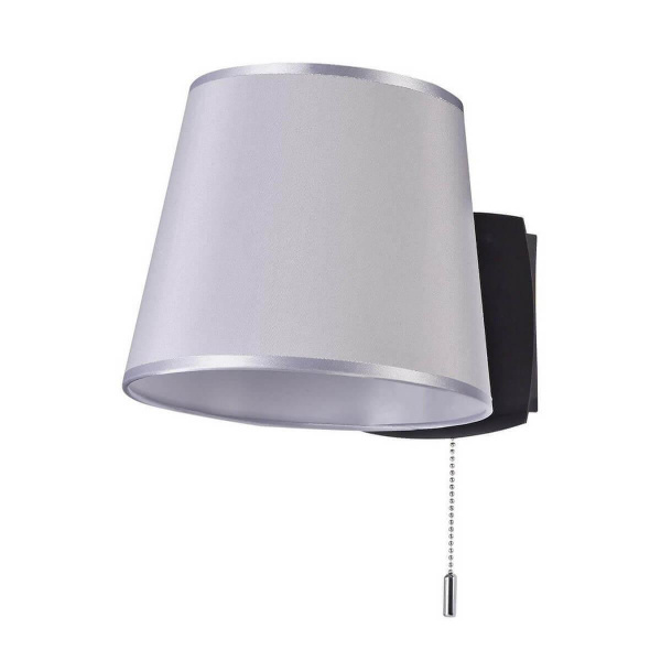 Maytoni Modern Bergamo Черный и Хром Бра 1xE27 60W MOD617WL-01B