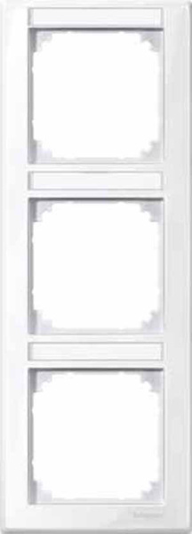 Купить SE Merten SM M-Smart Полярно-Бел Рамка 3-ая с полем для надписи вертикальная (MTN470319)