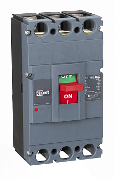 DEKraft Силовой Автоматический выключатель 3P 400А c Ir=320А-400А 70кА ВА-334