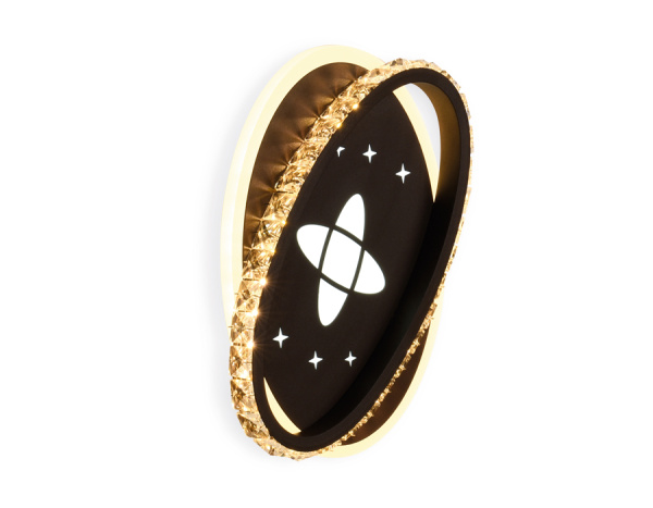 Ambrella Настенный светодиодный светильник с хрусталем FA233 CF/S кофе/песок LED 4200K/6400K 30W 210*260*50