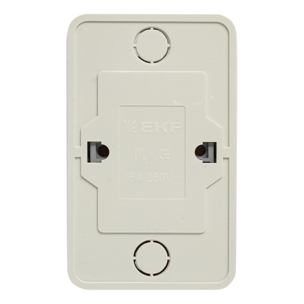 Купить EKF PROxima Рим Розетка 2-местная 16А с заземлением белая