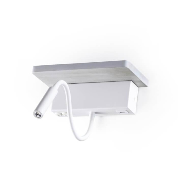 Odeon Light 3869/8WL ODL19 154 Настенный светильник LED 8W 560Лм 3000К WOODY дерево седой дуб с белым/дерево