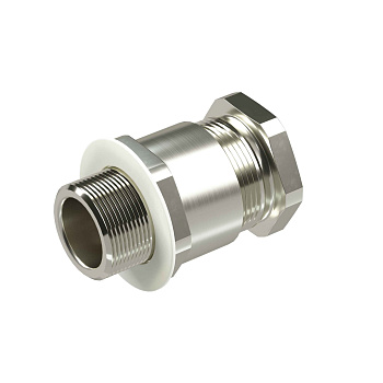 DKC Взрывозащищенный кабельный ввод серии КН для небронированного кабеляМ16х1,5 D:2,8-8мм. Никелированная латунь IP66/IP68