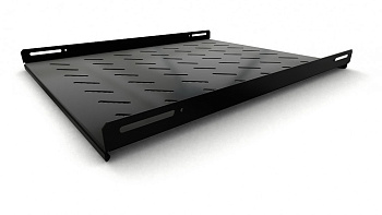 Hyperline TSH3L-650-RAL9004 Полка стационарная, глубина 650 мм, с боковым креплением, нагрузка до 20 кг, для шкафов серии TTB, TTBR, TTC2, 485х650мм ( 397122