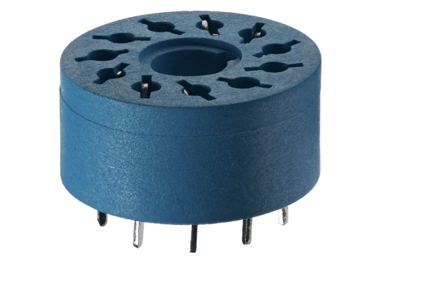 Finder Розетка для монтажа на плате для реле 60.13, таймера 88.02; диаметр 19мм 90151