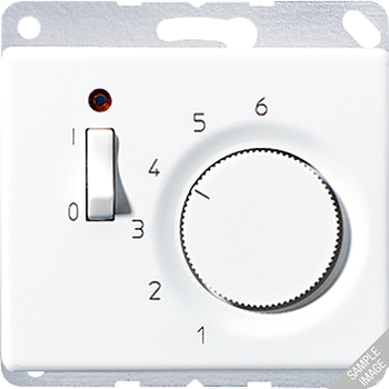 JUNG Комнатный термостат, чёрный TRSL241SW