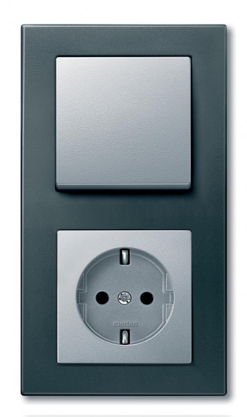 SE Merten SM M-Plan Антрацит Рамка 2-ая MTN486214