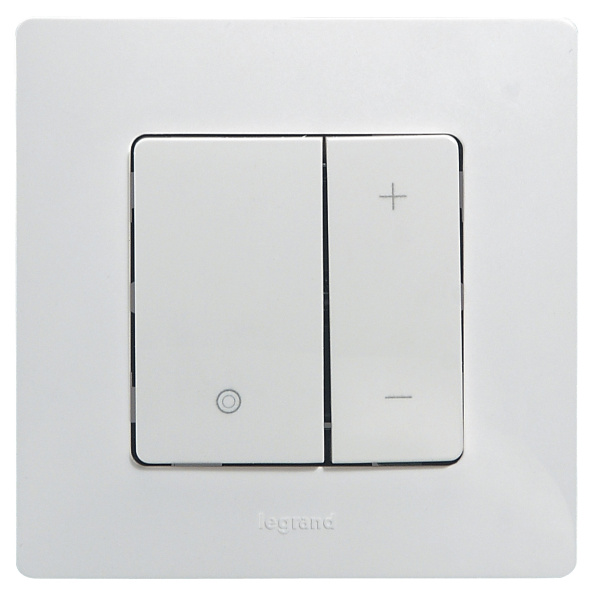 Купить Legrand Etika Алюминий Светорегулятор нажимной, 400Вт 672418