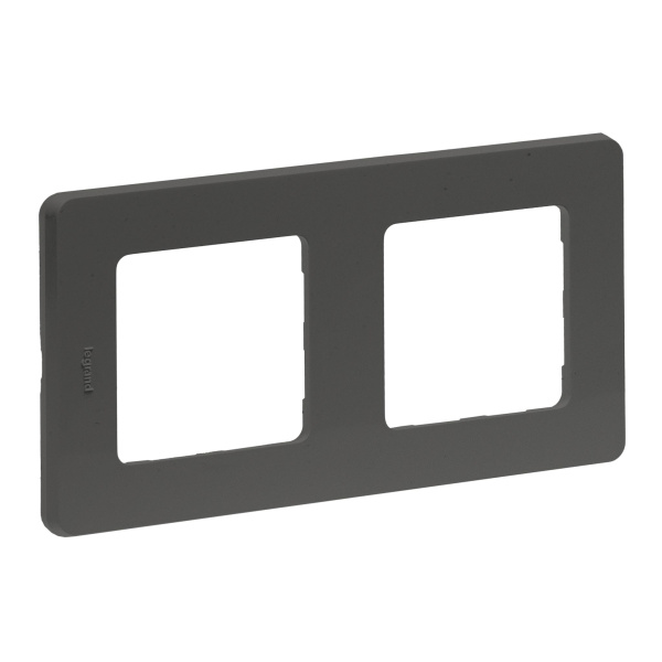 Купить Legrand INSPIRIA Дымчатый Рамка - 2 поста 673947