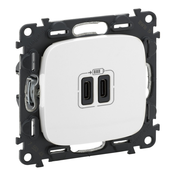 Legrand Vln-a Белый Зарядка USB C-C 755345