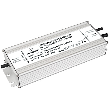 Arlight Блок питания ARPV-UH24400-PFC-0-10V (24V, 16.7A, 400W) (IP67 Металл, 7 лет) 031043