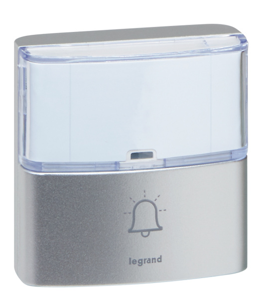 Купить Legrand Звонок беспроводной - комплект "Премиум" - 30 рингтонов - дальность 200 м - цвет алюминий 094271