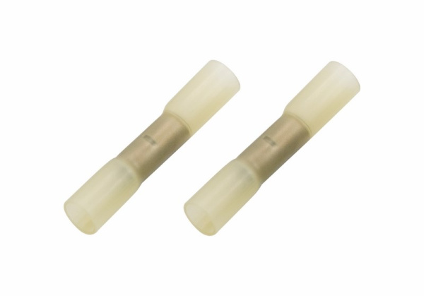 СОЕДИНИТЕЛЬНАЯ ГИЛЬЗА изолированная термоусаживаемая L-52мм 4-6мм² (ГСИ-т 6.0 / ГСИ-т 6,0-4,0) желтый Rexant 08-0733