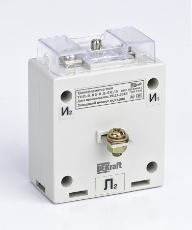 DEKraft Трансформатор тока ТОП-0,66 0,5 30/5 5ВА 50172DEK