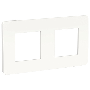 SE Unica Studio Белая/Белая Рамка 2-ная NU280418