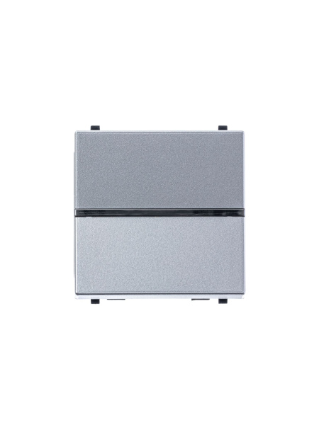 Купить ABB NIE Zenit Серебро Переключатель 1-клавишный 2 мод 2CLA220200N1301