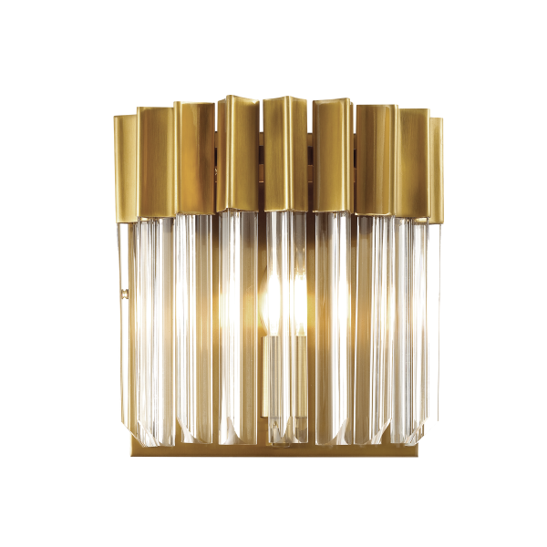 Купить Odeon Light 4675/1W ODL20 425 бронзовый/прозрачный Бра E14 1*40W 220V MORIA