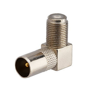 PROconnect Переход гнездо F - штекер TV угловой 05-4311-4