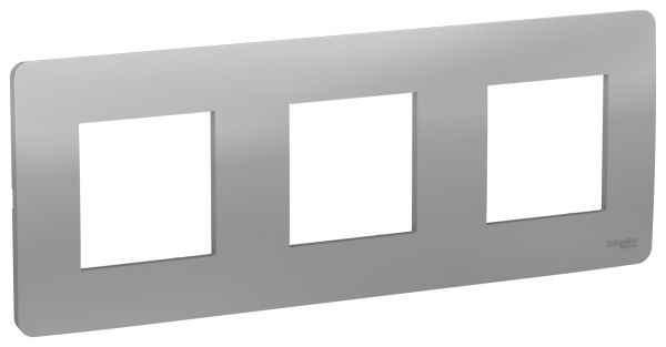 Купить SE Unica Studio Алюминий Рамка 3-ная NU200630