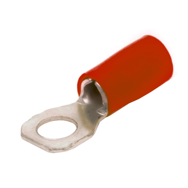 DKC Наконечник с отверстием под винт и изолир.фланцем 0,25-1,5 кв.мм 6,2 мм (НКИ)