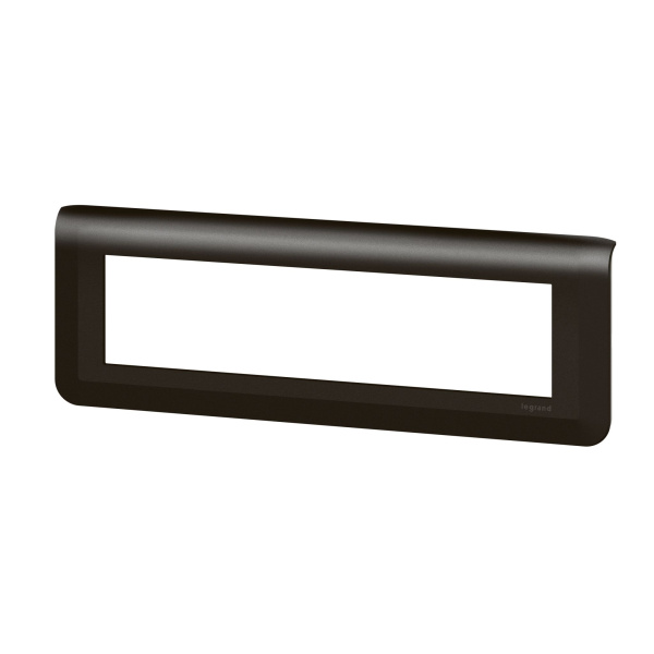 Купить Legrand Mosaiс Рамка - Программа Mosaic - 8 модулей - матовая черная 079058L