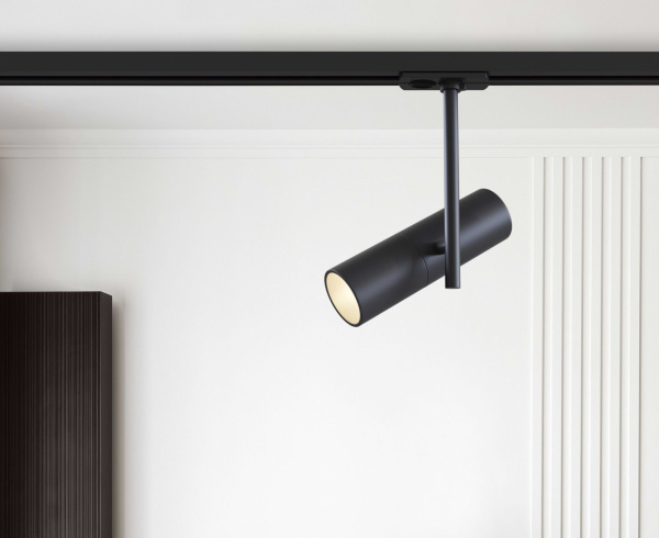 Купить Maytoni Technical Track Черный Трековый светильник GU10 50W TR005-1-GU10-B