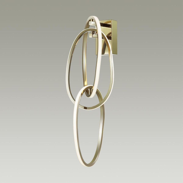 Купить Odeon Light 4875/33WL L-VISION ODL_EX22 61 золотой/акрил Настенный светильник LED 33W 4000K SPACE