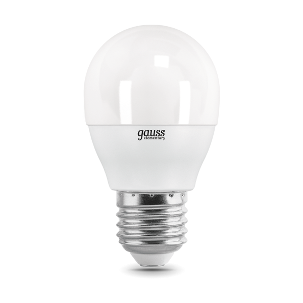Купить Gauss Лампа Elementary Шар 10W 710lm 3000K Е27 LED 53210